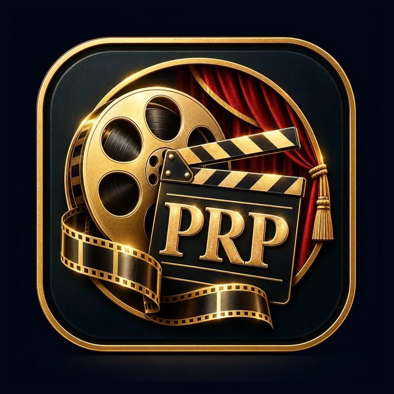 PRP screenplays, film, and stage production emblem